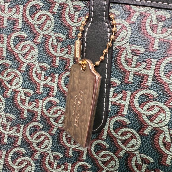 NWT Coach CF342 City Tote with Monogram Print in Canvas - Picture 5 of 6